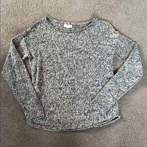 Black and white sweater